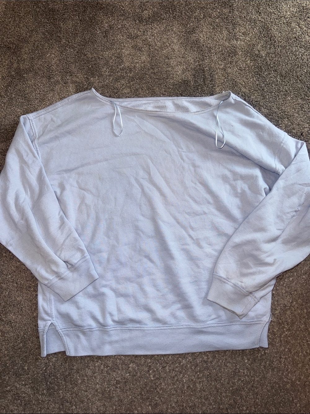 Hollister Pale Blue Crewneck Sweatshirt